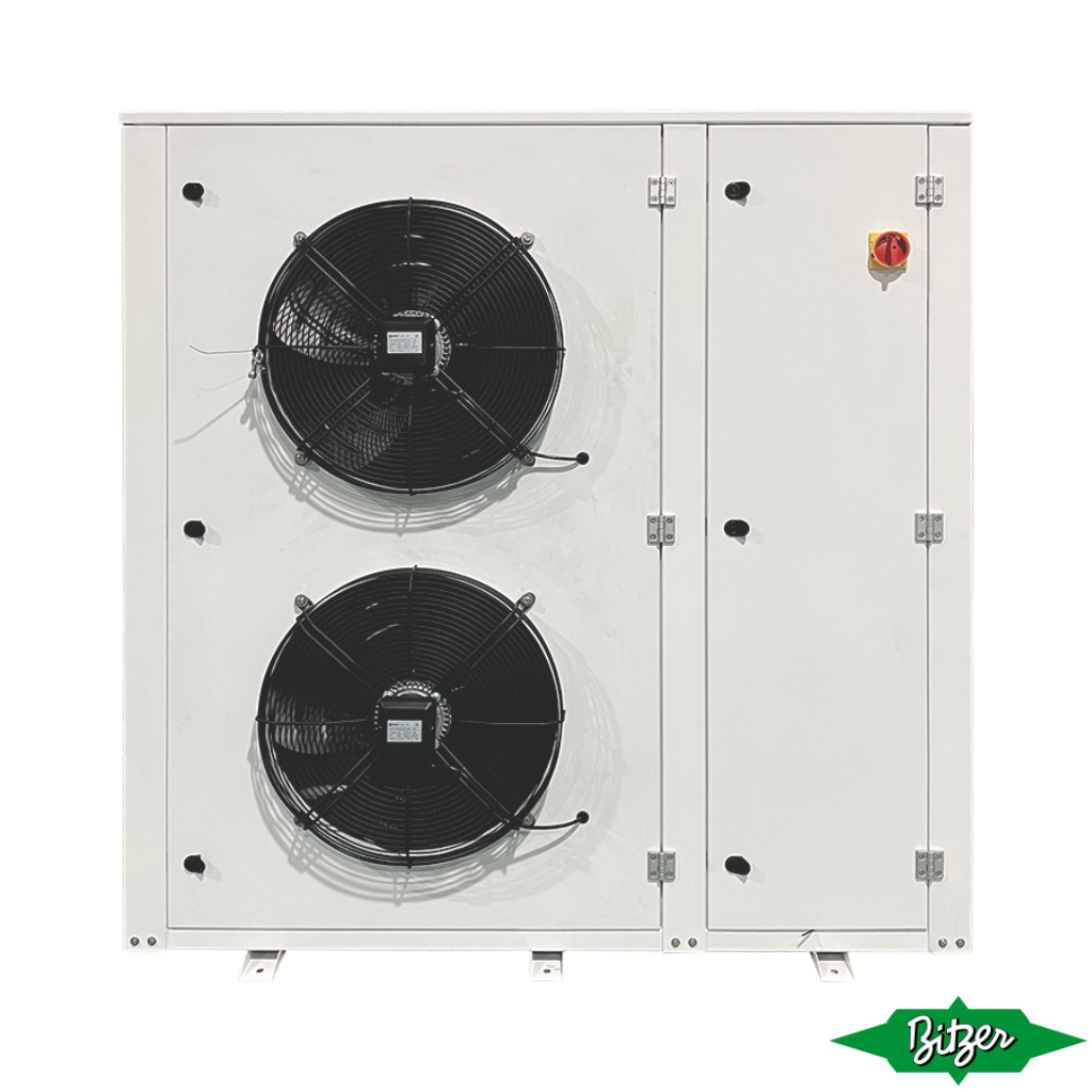 Bitzer 3HP Low-Temp Semi-Hermetic Condensing Unit 4FES-3Y 380V (1) Bitzer 3HP Low-Temp Semi-Hermetic Condensing Unit - 4FES-3Y - 380V